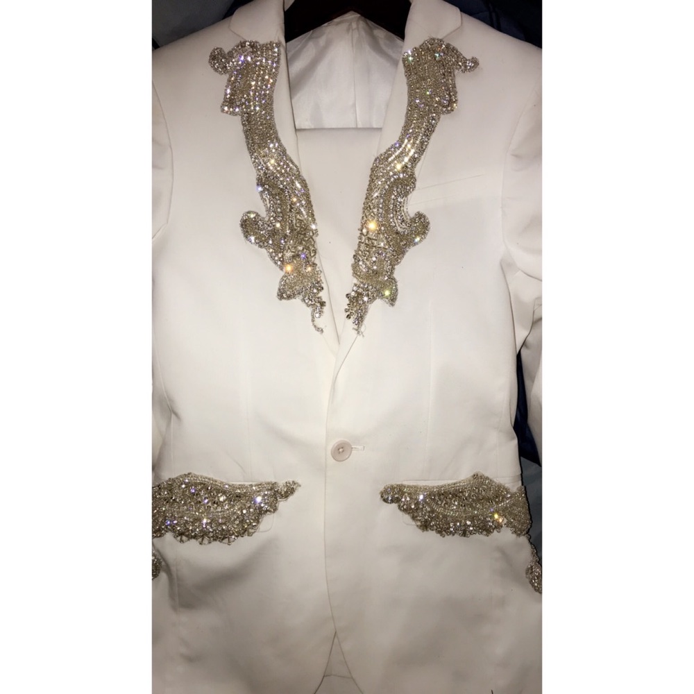 Blazer with Diamonds